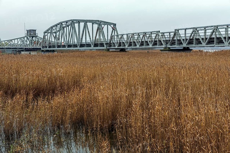 Meiningenbrücke, connection on Fischland-Darß-Zingst, Vorpommersche Boddenlandschaft National Park, Baltic Sea, Mecklenburg-Western Pomerania, Germany