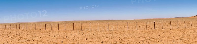 Fence, farm, desert, wildlife fence, Kalahari, Namibia