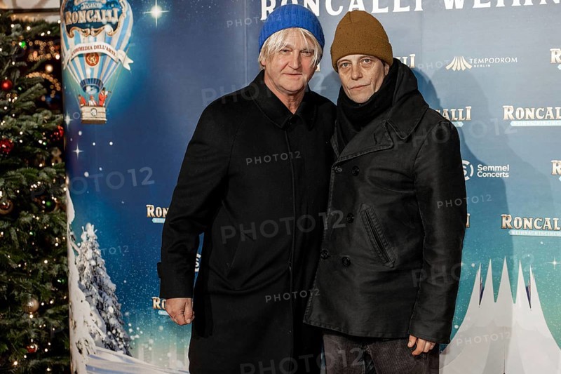 Detlev Buck and August Diehl at the premiere of the 21st Original Roncalli Christmas Circus Berlin at Berlin's Tempodrom on 19.12.2025