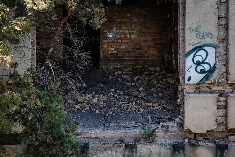 Ruins of the Women's Sanatorium, Lost Place, Heilstätten Beelitz, Brandenburg
