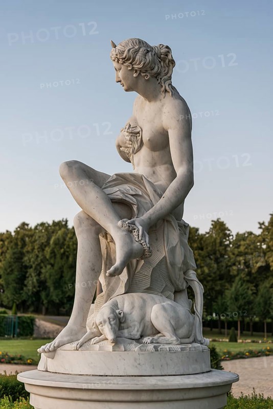 Bathing Diana sculpture, Queen of the Hunt, Sanssouci Park, Potsdam