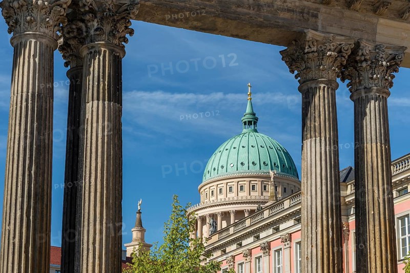City Palace and St. Nicholas Church on the Old Market Square, Potsdam