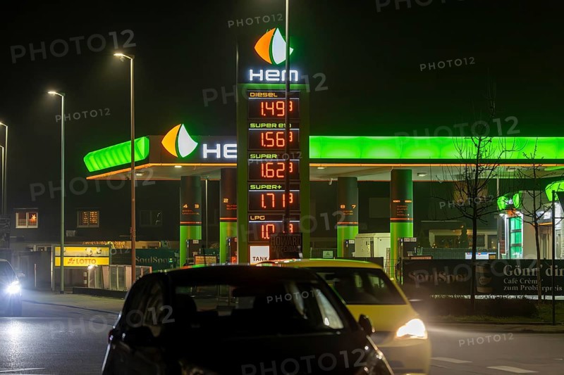 HEM gas station in Mutterstadt, Rhineland-Palatinate