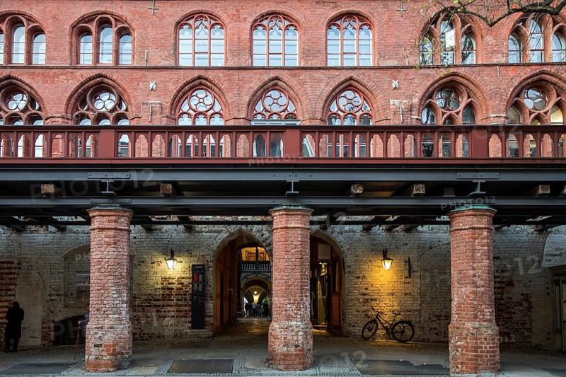 Detail Old Town Hall, Hanseatic City of Stralsund, Vorpommern-Rügen District, Mecklenburg-Western Pomerania, Germany