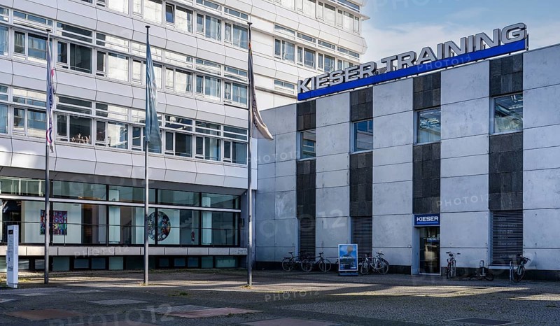 Kieser training, architecture around Ernst Reuter Platz in Berlin Charlottenburg, Germany