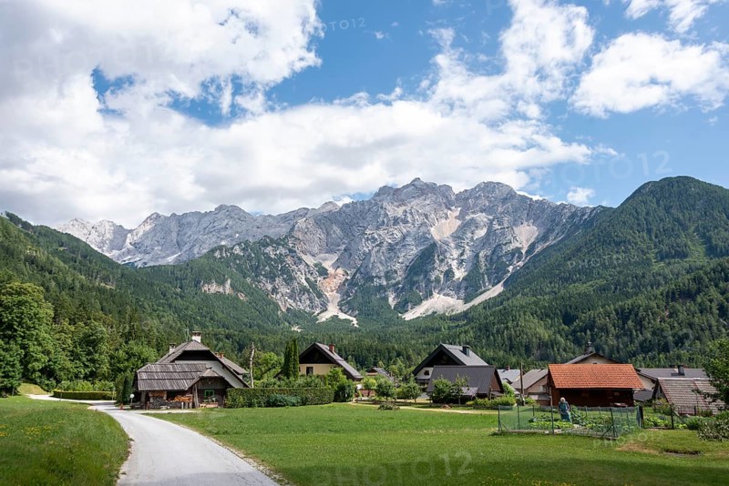 Slovenian Alps, mountaineering village Zgornje Jezersko, Slovenia