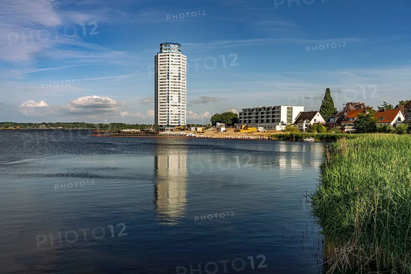 The Viking Tower and Schlei, City of Schleswig, Schleswig-Holstein, Germany