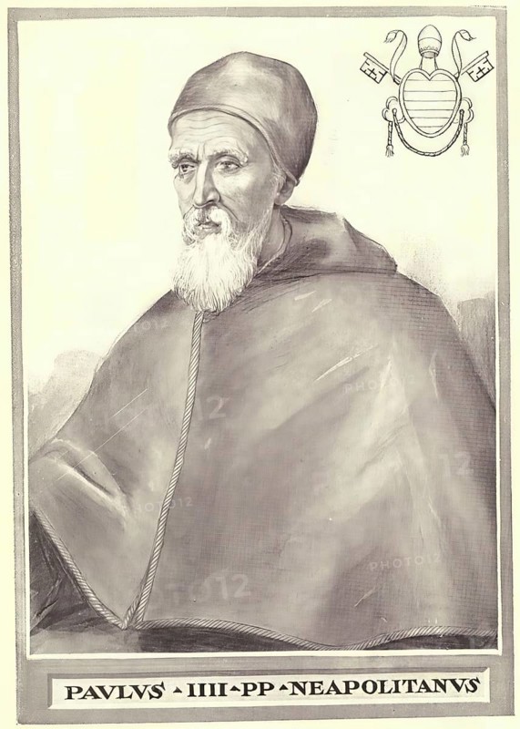Paul IV (Latin Paulus IV), legal name Gian Pietro Carafa OTheat (born 28 June 1476 in Capriglia Irpina, Kingdom of Naples, died 18 August 1559 in Rome, Papal States), was Pope of the Roman Catholic Church from 23 May 1555 until his death, Historical, authentic, digitally restored reproduction from a 19th century original, Record date not stated