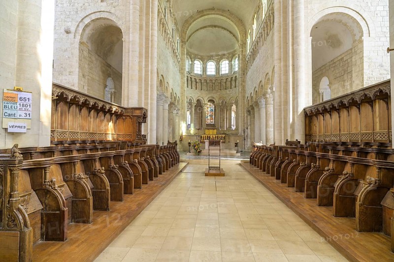 Abbey of Fleury (Benedictines), Saint-Benoît-sur-Loire, Département Loiret, France