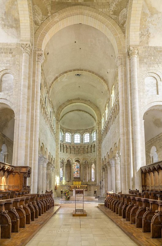 Abbey of Fleury (Benedictines), Saint-Benoît-sur-Loire, Département Loiret, France