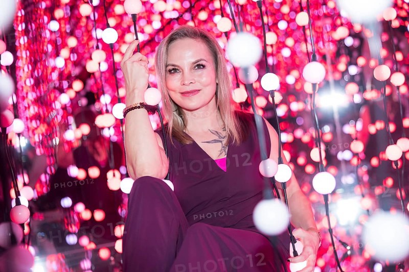 Regina Halmich at the opening of Bubble Planet - The Adventure Museum for All Senses at Arena Berlin, Berlin, 11.12.2025