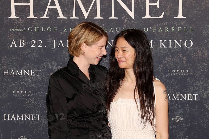 Jessie Buckley and Chloé Zhao, Hamnet, German premiere at the Delphi Filmpalast, Berlin, 8.12.2025