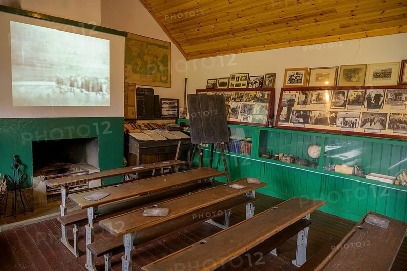 School, Open Air Museum, Glencolmcille, County Donegal, Ireland