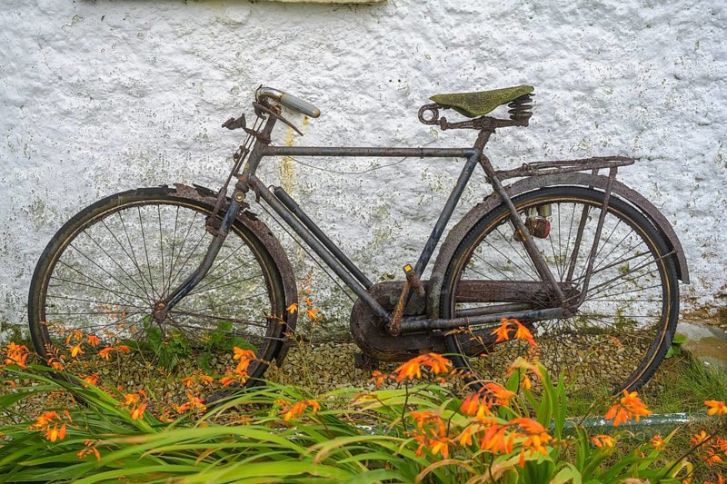 Old Bicycle, Open Air Museum, Glencolmcille, County Donegal, Ireland