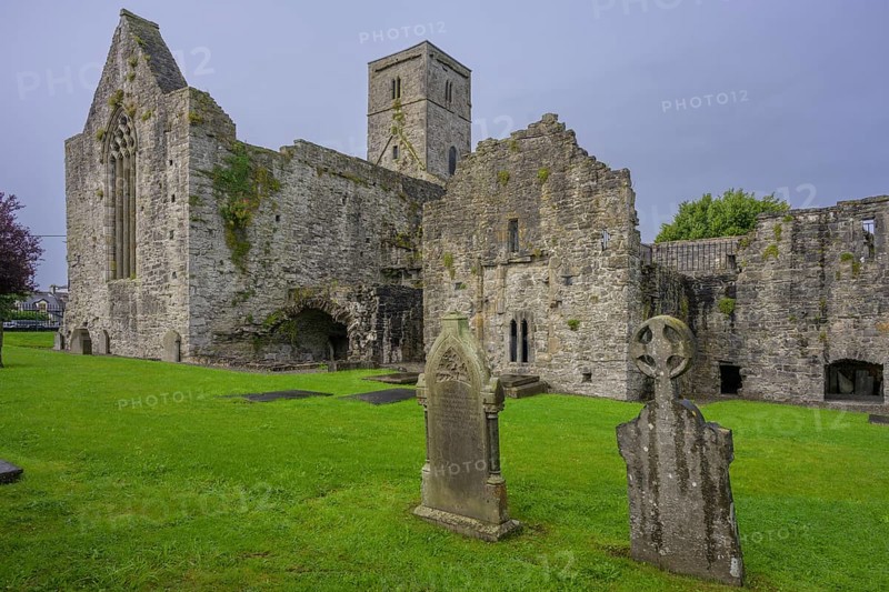 Ruins of Sligo Abbey (Dominican) founded 1253, Sligo, County Sligo, Ireland