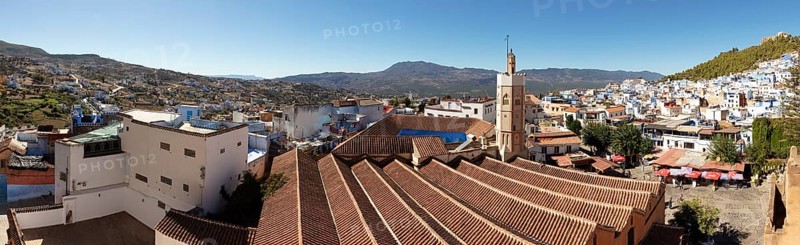 MAR, Chefchaouen, Medina, Pano