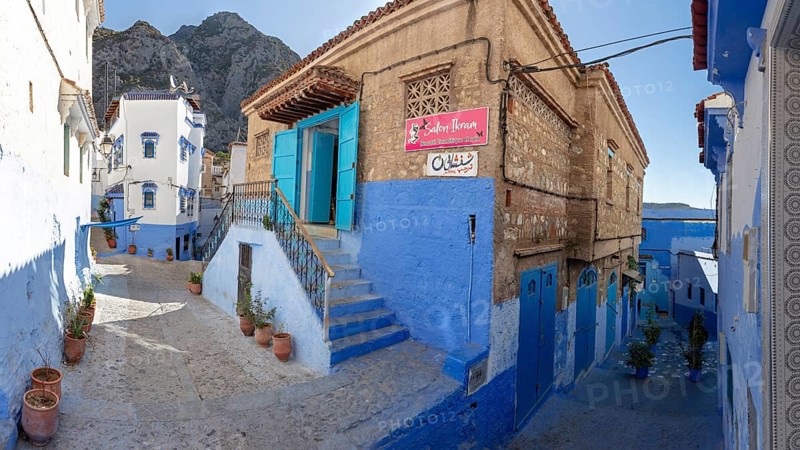 MAR, Chefchaouen, Medina, Pano