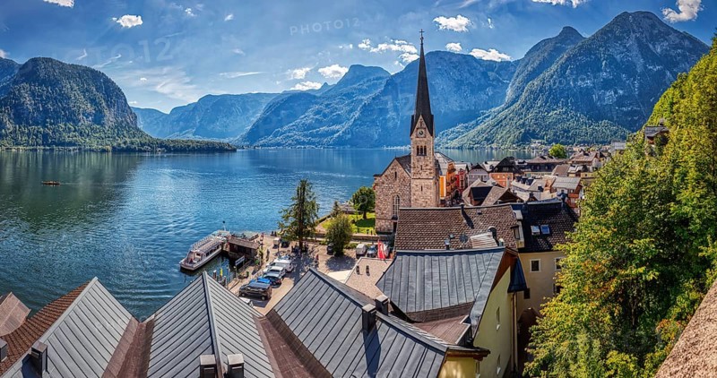 A, Hallstatt, Pano, HDR