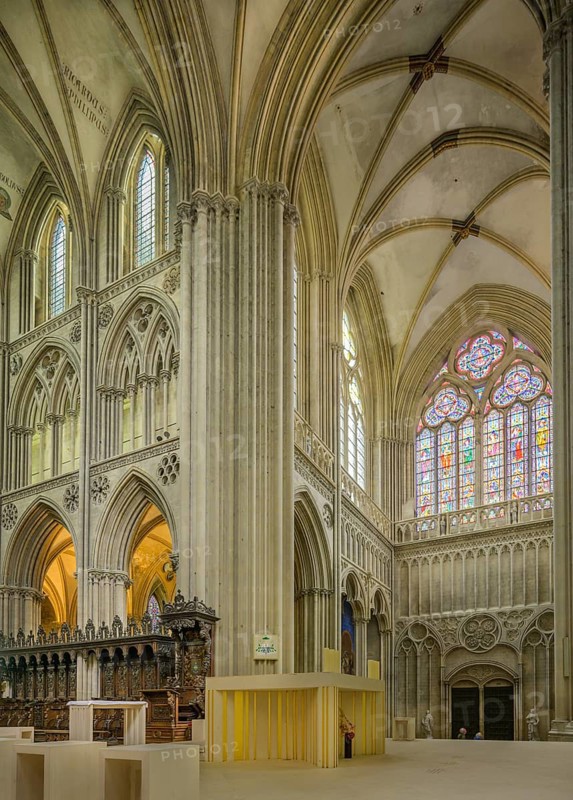 Cathedral Altar, Bayeux, Calvados Department, France