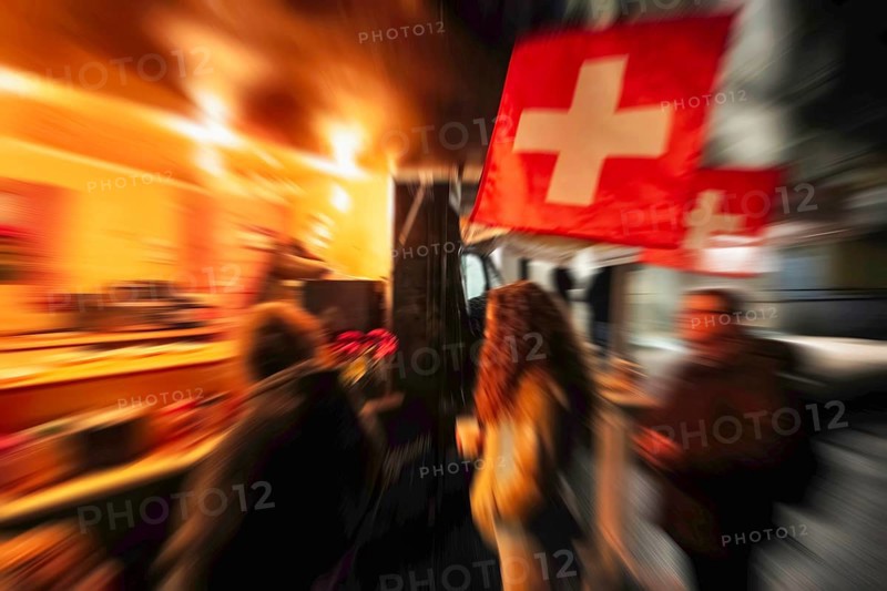 Symbolic photo of fast food waiting, Zug, Switzerland