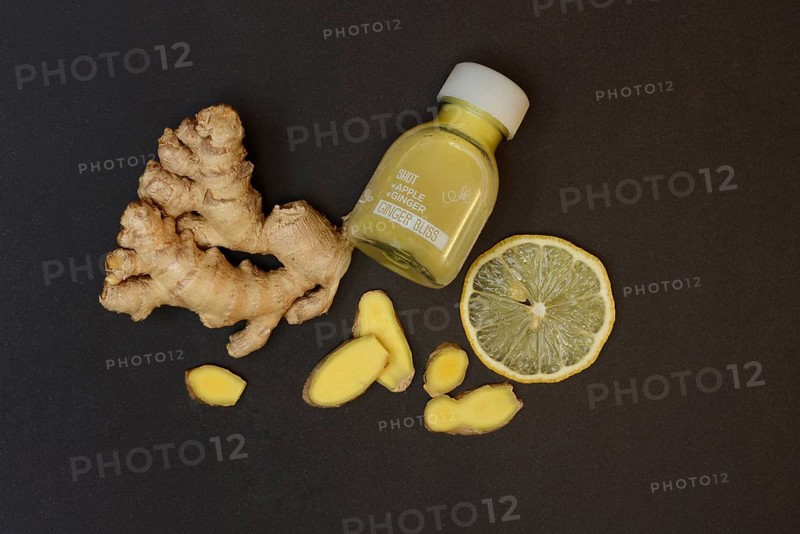 Ginger, ginger root and ginger shot