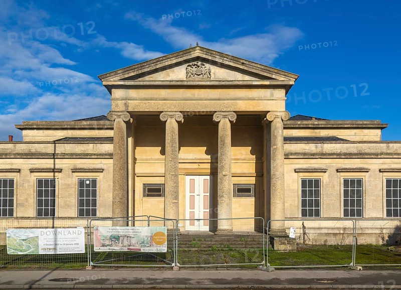 Devizes Assize Court building currently derelict, Devizes, Wiltshire, England, UK architect Thomas Henry Wyatt 1835