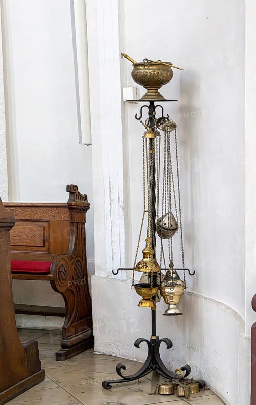 Interior photos in St. Salvator Cathedral in Fulda, officially High Cathedral in Fulda, center of the Fulda Baroque Quarter and landmark of the city, Fulda, Hesse, Germany