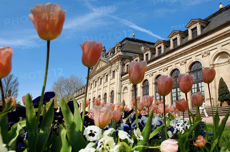 Castle Park, Fulda City Palace, Hesse, Germany