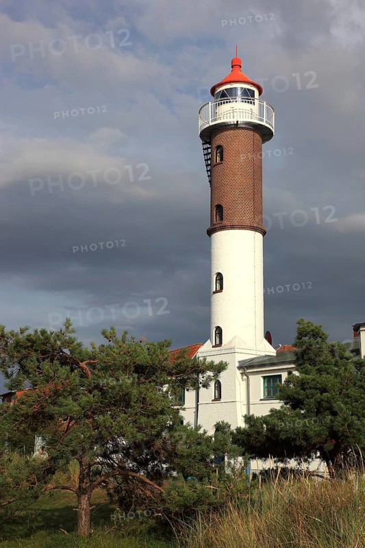 Timmendorf lighthouse on the island of Poel on the Baltic Sea, Northwest Mecklenburg district, Mecklenburg-Western Pomerania, Germany