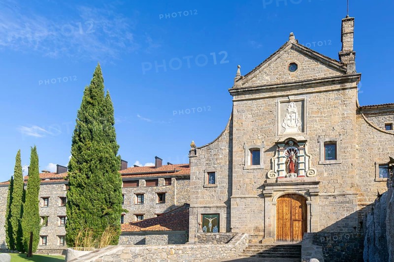 El Monasterio de Boltaña, former monastery now hotel and spa, Boltana, Huesca province, Aragon, Spain