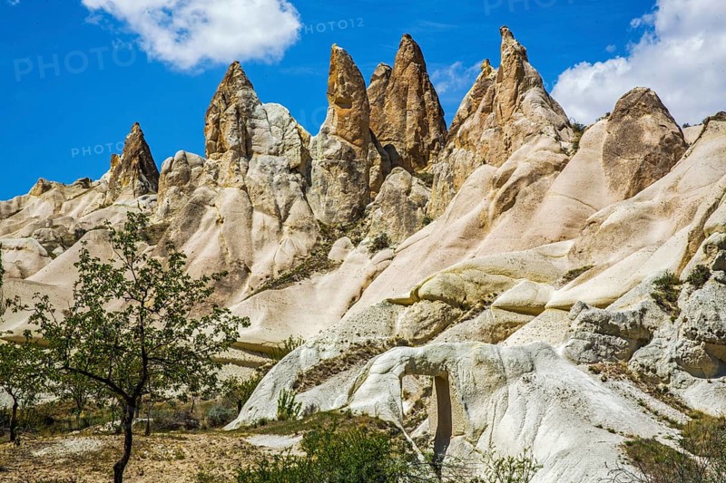Bagildere Valley, fantastic tuff rock formations, Cappadocia, Turkey