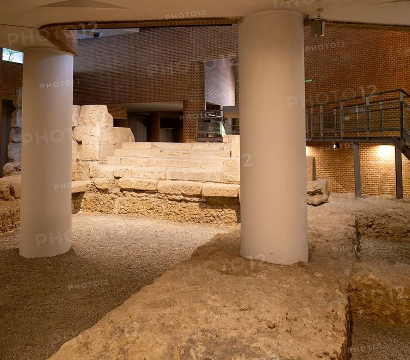 Museo del Foro de Caesaraugusta, Roman forum museum, Zaragoza, Aragon, Spain
