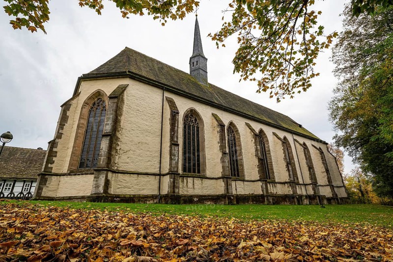 Church of Falkenhagen Monastery, a former Cistercian nunnery, Lügde, North Rhine-Westphalia, Germany
