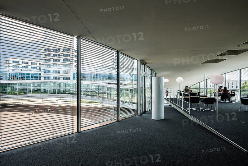 Interior view, Rolex Learning Centre, École polytechnique fédérale de Lausanne, EPFL, Lausanne, Switzerland