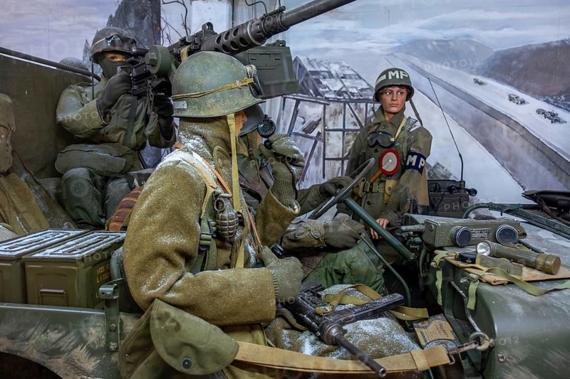Museum of the Battle of the Ardennes, Musée de la Bataille des Ardennes in the city La Roche-en-Ardenne, province of Luxembourg, Wallonia, Belgium