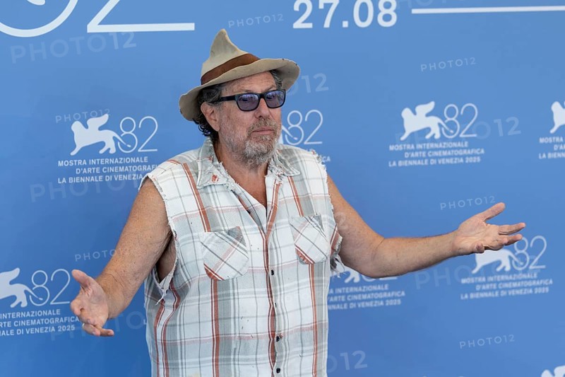 Venice, Italy - 3 September 2025: Julian Schnabel during the Photo Call of - In the Hand of Dante - during the 82nd Venice International Film Festival