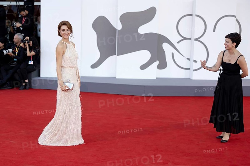 Venice, Italy - 3 September 2025: Gaja Masciale during the red carpet of - Duse - during the 82nd Venice International Film Festival