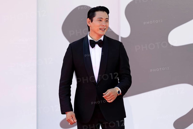Venice, Italy - 3 September 2025: Teo Yoo during the red carpet of - The Voice Of Hind Rajab - during the 82nd Venice International Film Festival