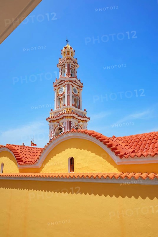 Panormitis monastery, Panormitis, Symi Island, Dodecanese Islands, Greece