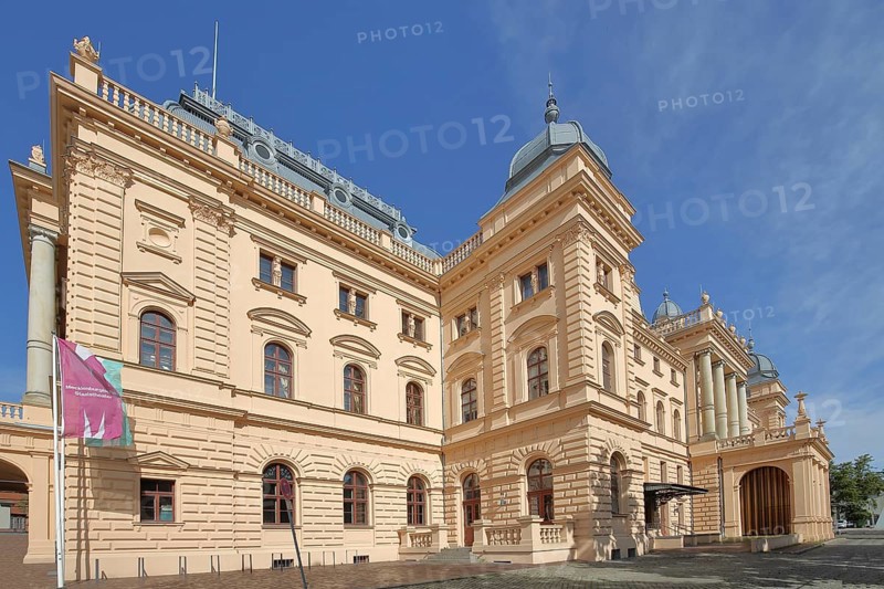 Baroque State Theatre, Old Garden, Schwerin, Mecklenburg-Vorpommern, Germany