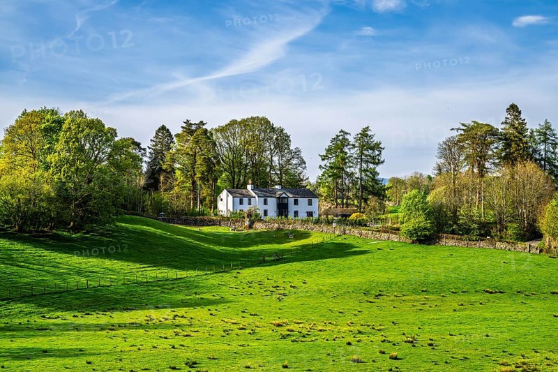 Farms in Lake District National Park, Cumbria, England, United Kingdom