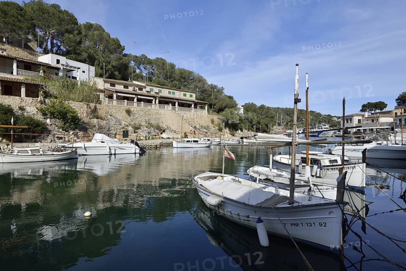 Boats in the fishing harbour of Cala Figuera, Majorca, Balearic Islands, Spain