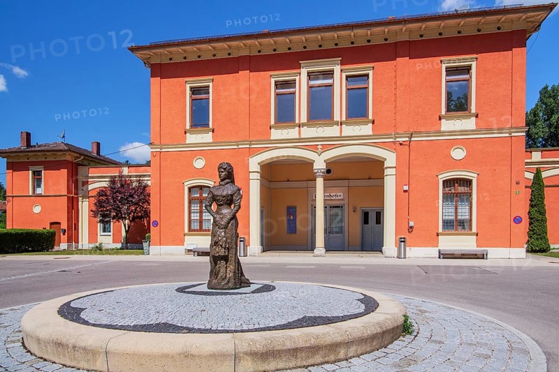 Empress Elisabeth Museum in the old railway station in Possenhofen, Pöcking, Lake Starnberg, Upper Bavaria, Bavaria, Germany