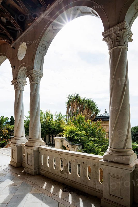 Botanical Garden, Giardino Hanbury, La Mortola, near Ventimiglia, Riviera dei Fiori, Liguria, Italy