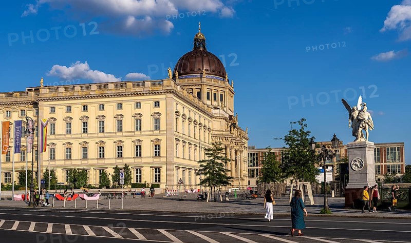The Lustgarten with the Humboldt Forum, Berlin, Germany
