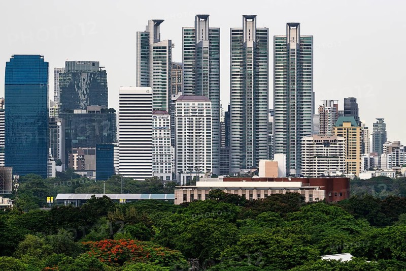 Skyline skyscraper, Bangkok, Thailand