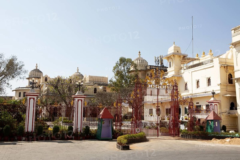 Residence of the royal family in the City Palace, Udaipur, Rajasthan, India