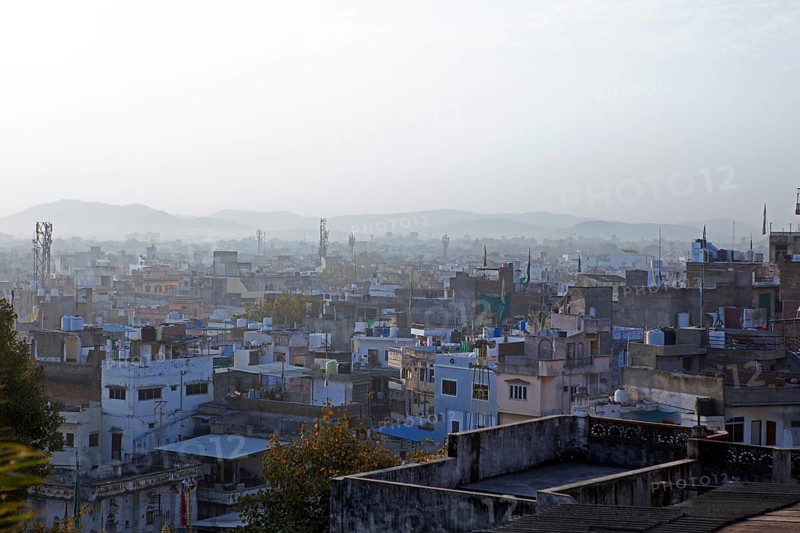 City view Udaipur in the morning light, Rajasthan, India