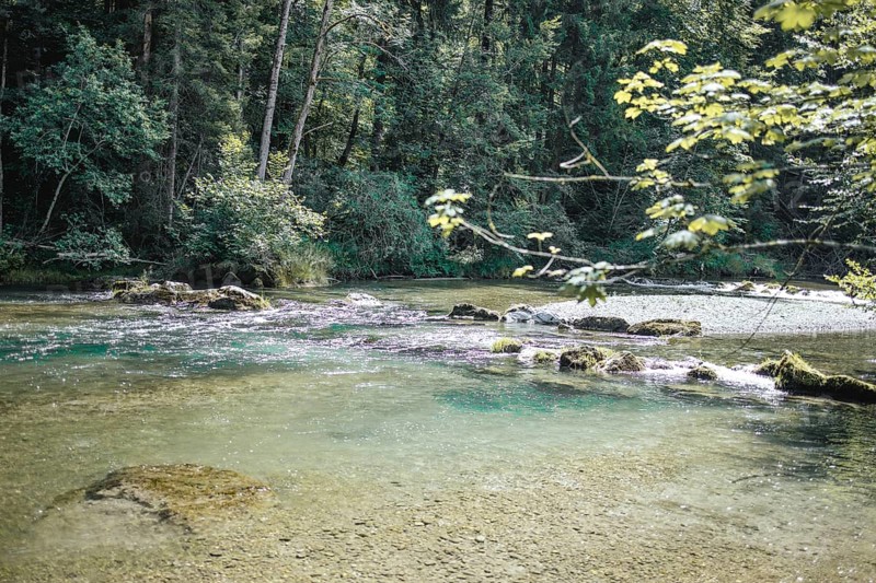 Mangfall near Bruckmühl, district of Miesbach, Upper Bavaria, Bavaria, Germany