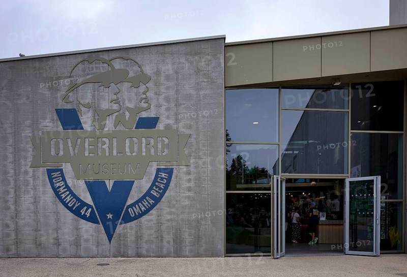 Entrance to the Overlord Museum, Colleville-sur-Mer, D-Day, Operation Overlord, Omaha Beach, Normandy, Calvados, France
